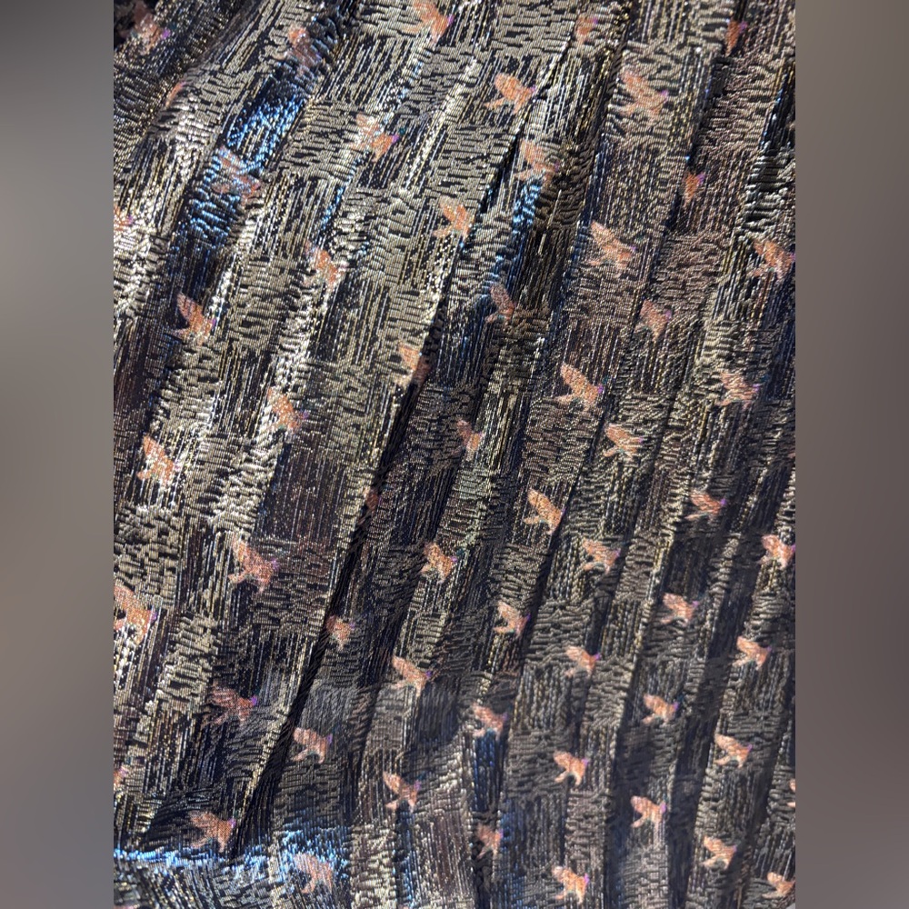 Vineyard Vines Metallic Pleated Midi Skirt - Picture 7 of 7